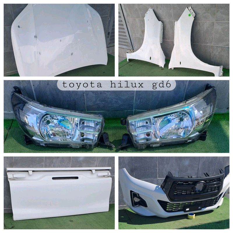 Toyota hilux gd6 spares available