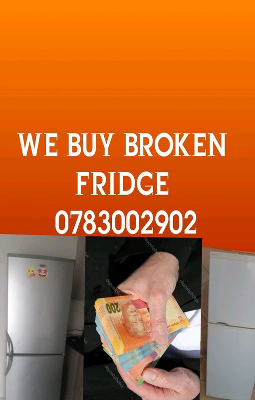 We buys broken fridge