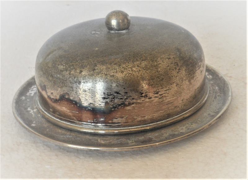 Vintage - Silver Plated Butter Dish or Sugar Cube Holder