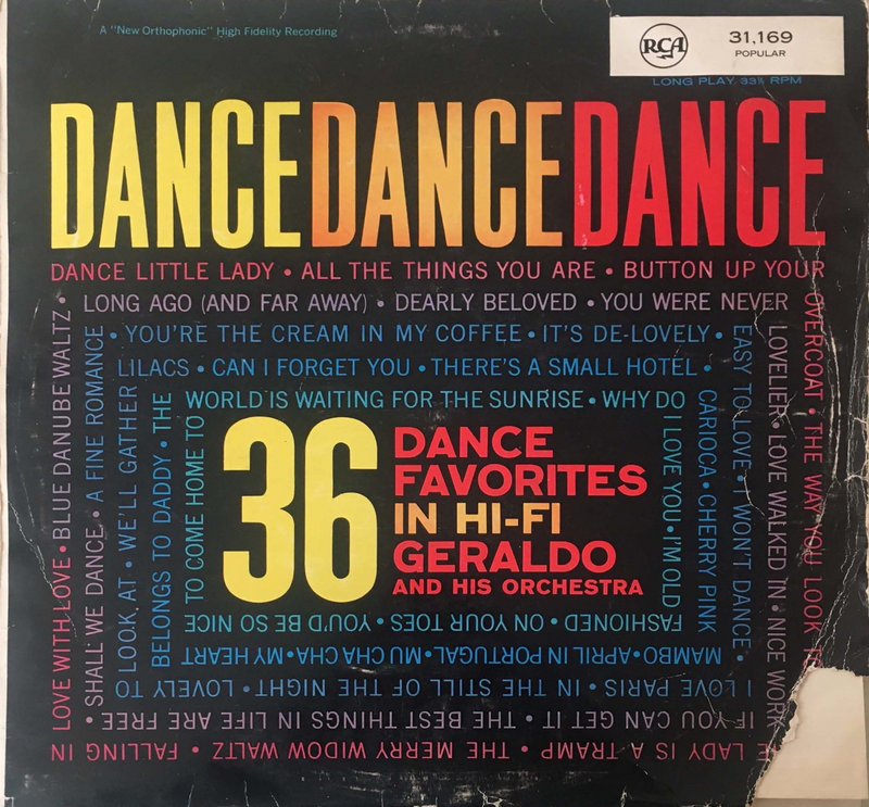 Geraldo and his Orchestra - Dance, Dance, Dance! (1958) (LP / Vinyl) - Ref. B291 - Price R150