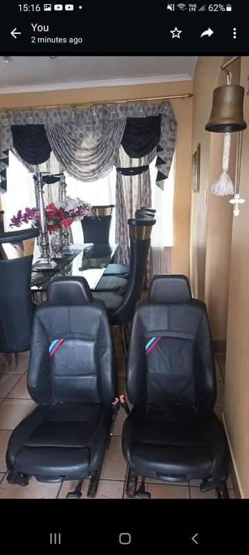 BMW ///MOTORSPORT SEATS FULLY ELECTRONIC SPORT SEATS WITH AIR BAGS