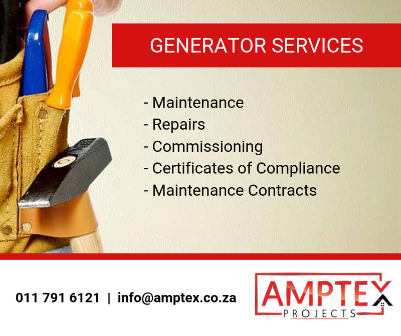Expert Generator Repairs, Services, and Sales - Amptex Projects - 24/7 Emergency Response!