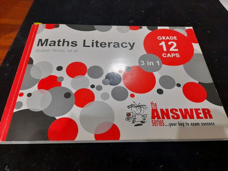 Grade 12 Maths Literally 3 in 1 textbook