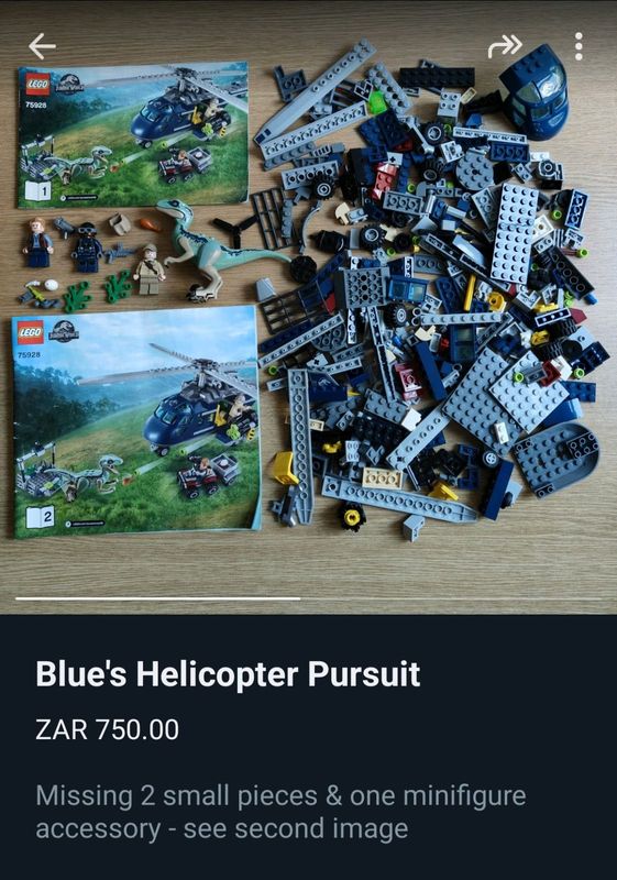 Lego set - Jurassic World