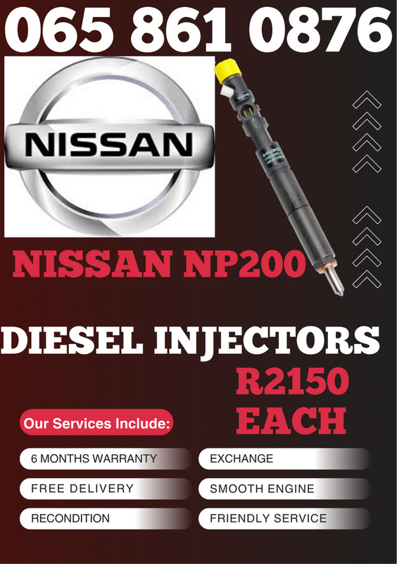 NISSAN NP200 DIESEL INJECTORS FOR SALE OR TO RECON WITH WARRANTY