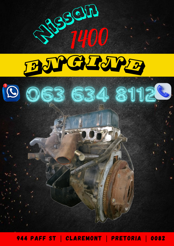Nissan 1400 engine R7500 Call or WhatsApp me 061 535 0116