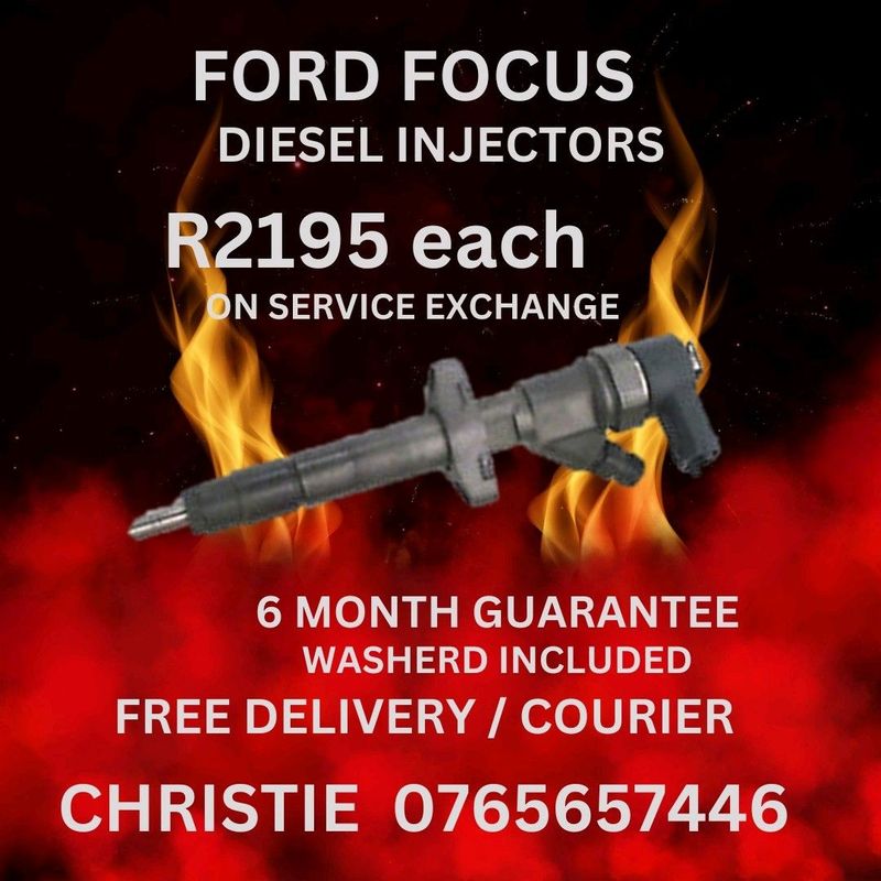 Ford Focus Diesel Injectors for sale with 6month Guarantee