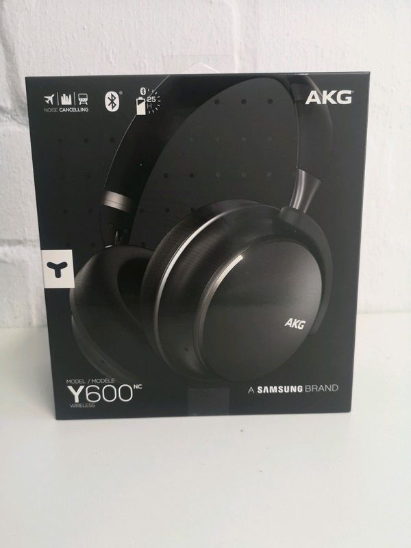 AKG Y600NC BLUETOOTH WIRELESS OVER-EAR NOISE CANCELLING HEADPHONES BRAND NEW SEALED IN THE BOX.