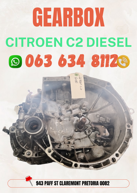 Citroen c2 diesel gearbox R5000 Call me 0636348112