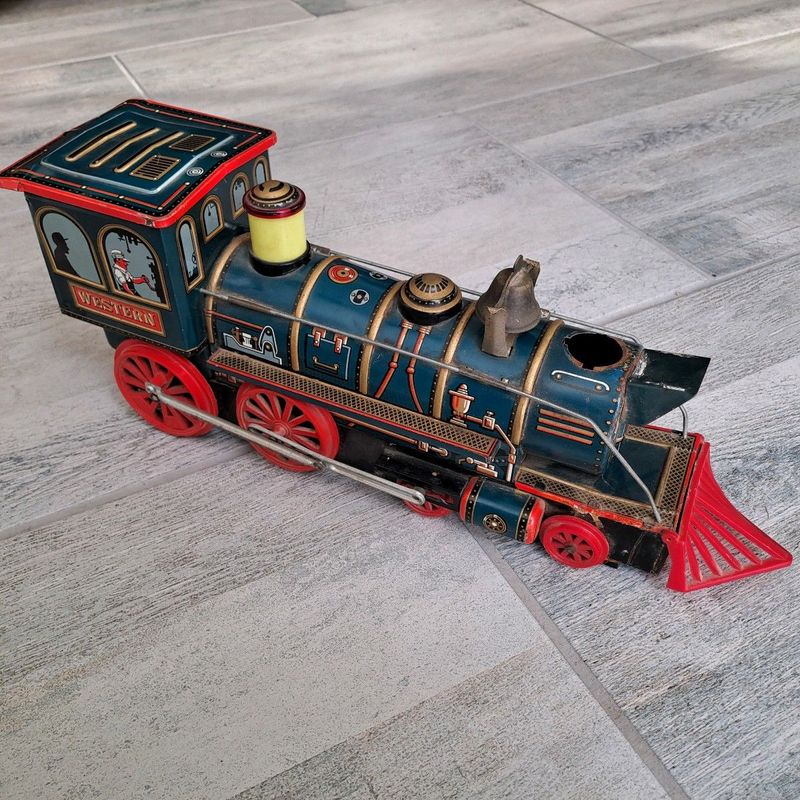 Vintage tin toy train