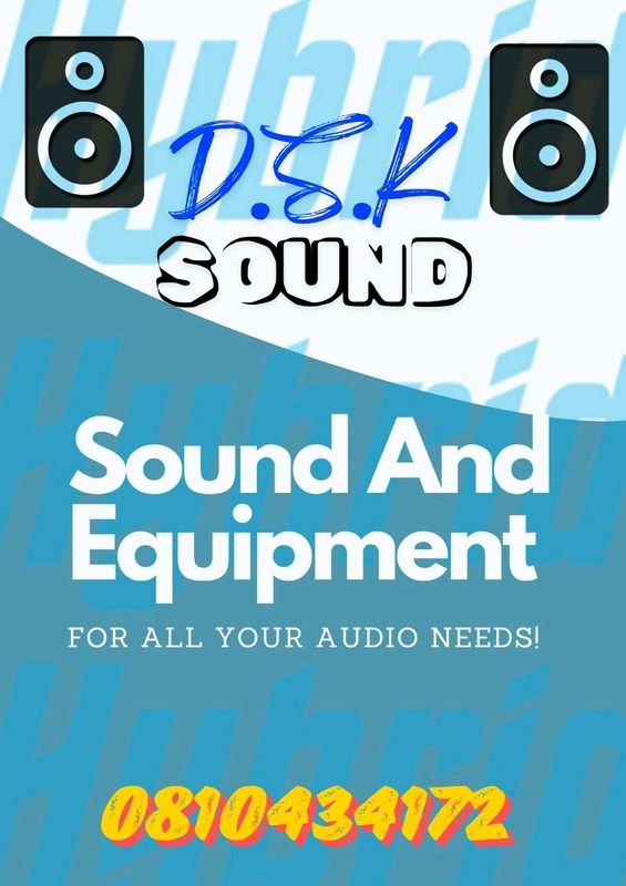 Sound and equipment for hire