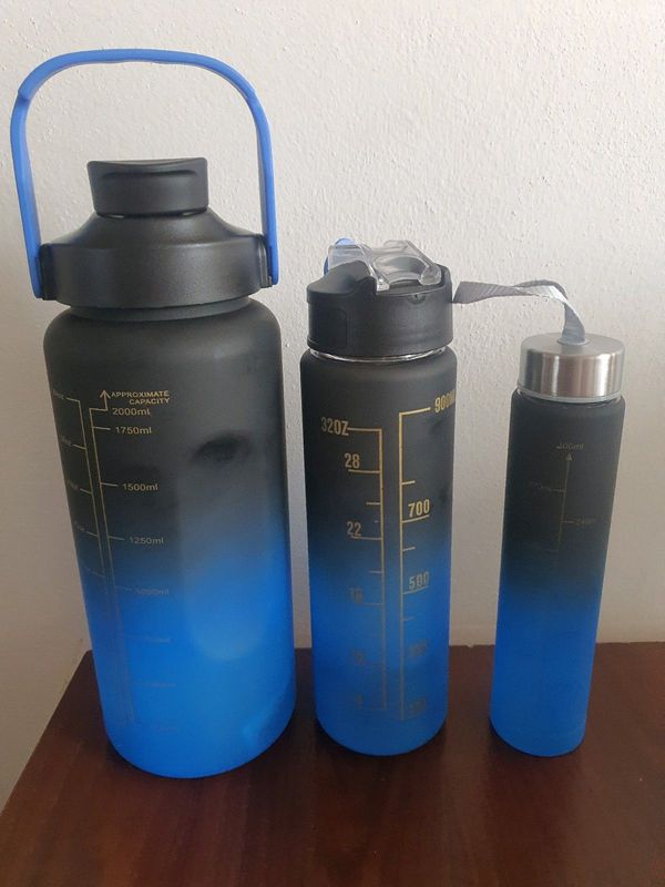 WATER BOTTLES 3PC