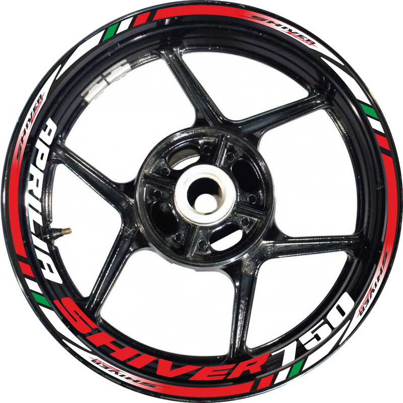 Aprilia Shiver 750 Wheel Stickers - Design 6