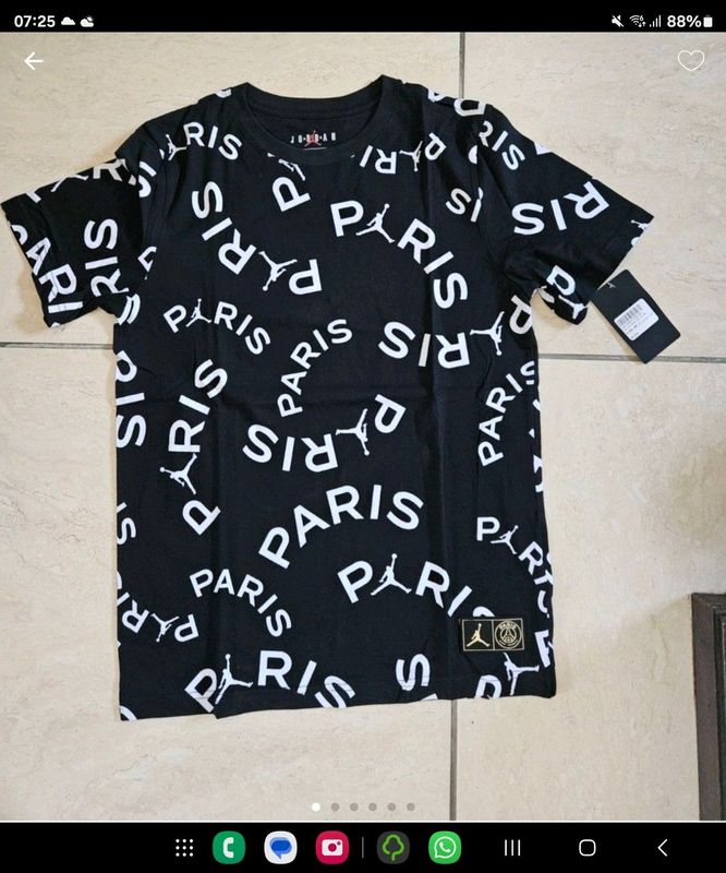 Jordan Paris tshirts x4 size 13-15 years
