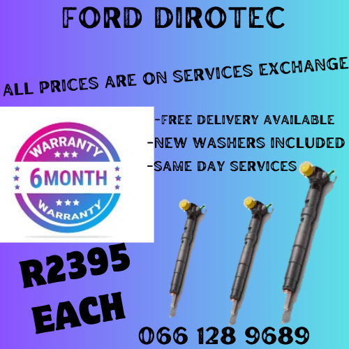 FORD DIROTEC DIESEL INJECTORS FOR SALE ON EXCHANGE OR TO RECON YOUR