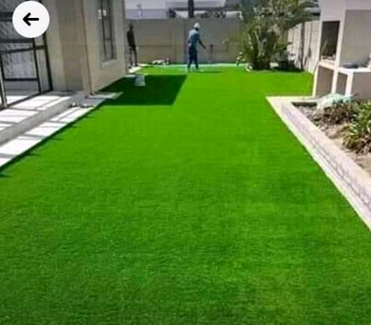 Roll on lawn   , Artificial grass  , Compost and all types of paving