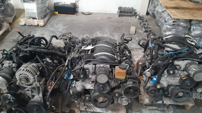Chevrolet LS1/ LS2/ LS3 low mileage used V8 Wired engines with Gearboxes for sale.