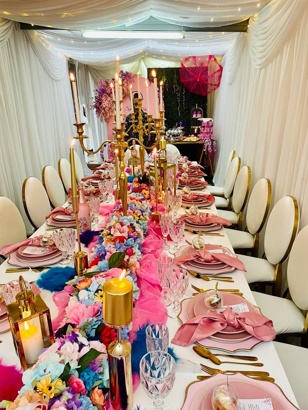 Event decor hire ,table decor ,table and chairs ,birthday setups,backdrops ,balloons,wedding decor