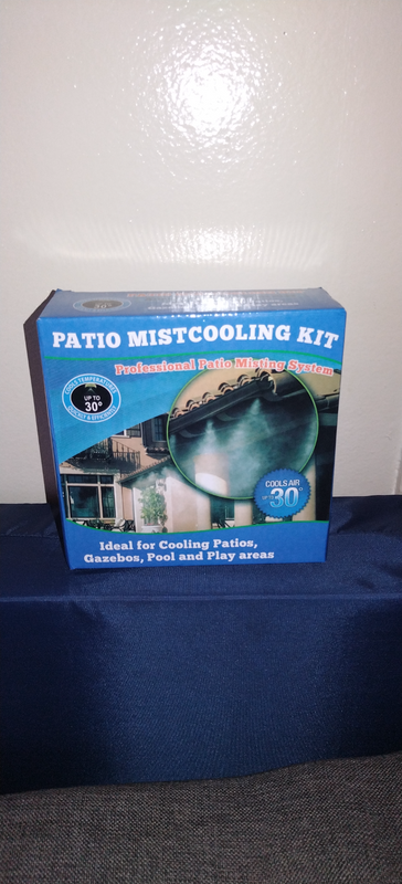 Outdoor patio cooling kit /air boot ankle