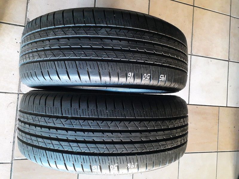 195/50/16 Bridgestone and many other sizes available call/whatsApp 0631966190.