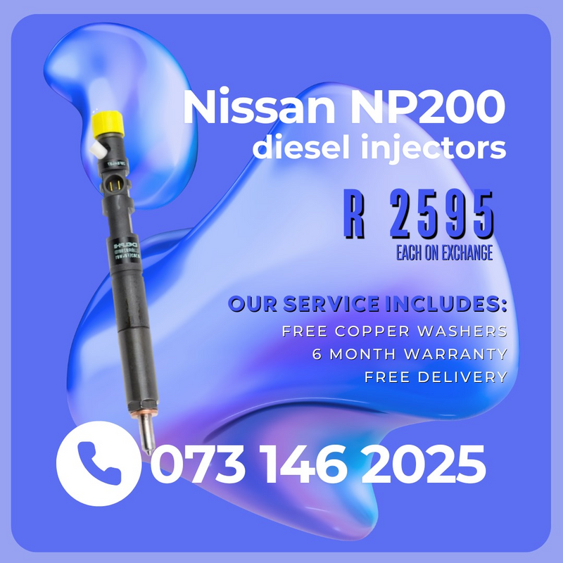 Nissan NP200 diesel injectors for sale on immediate exchange