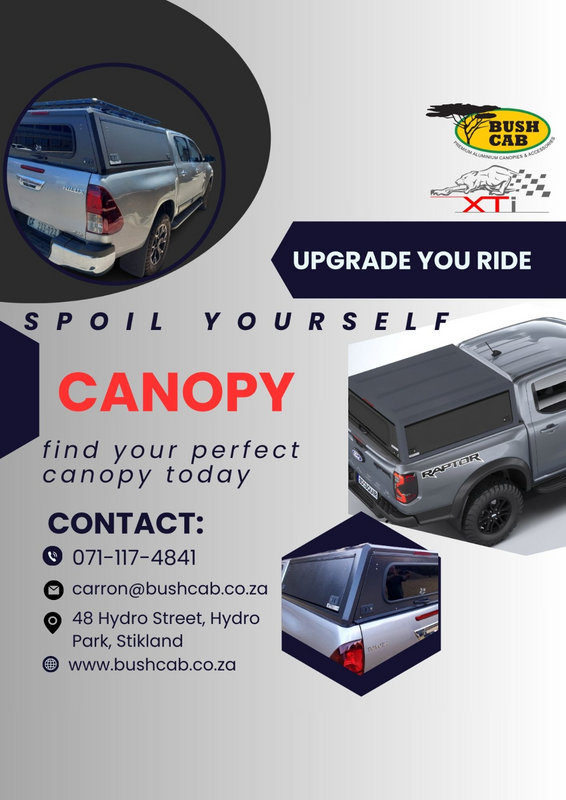 CANOPY   -  FORD - TOYOTA - ISUZU - VW - BUSH CAB/XTI CANOPY