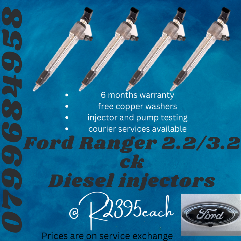 FORD RANGER 2.2/3.2 CK DIESEL INJECTORS/ FREE COPPER WASHERS