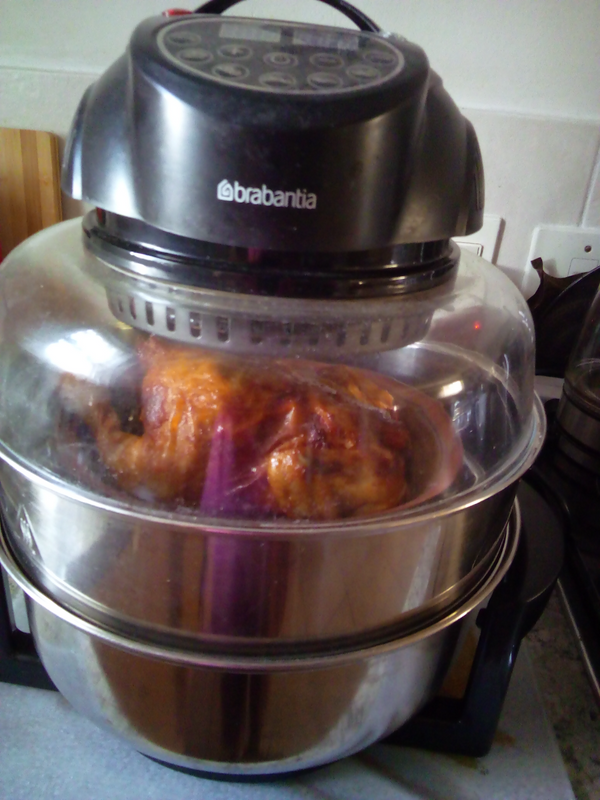 Halogen Convection Oven with Stainless Steel Bowl