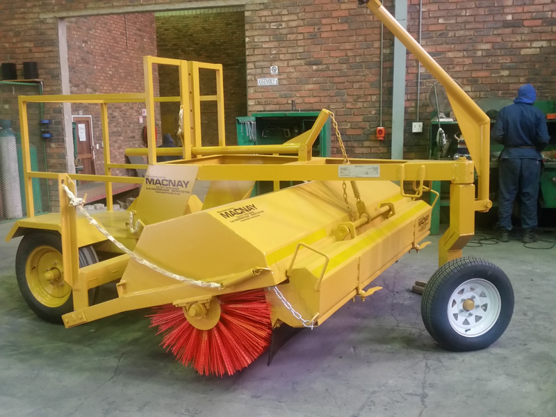 Macnay RS96 tow-behind mechanical Sweeper
