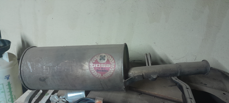 Toyota Cressida stainless steel rear silencer