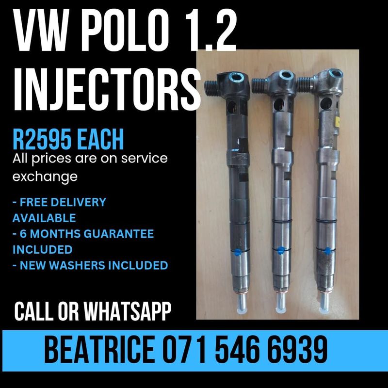 VW POLO BLUEMOTION 1.2 DIESEL INJECTORS FOR SALE WITH WARRANTY