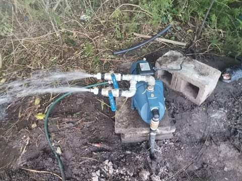 Borehole and wellpoint water installation