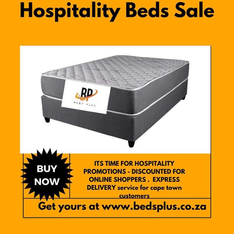 Hospitality double beds for R3999- high quality bed set