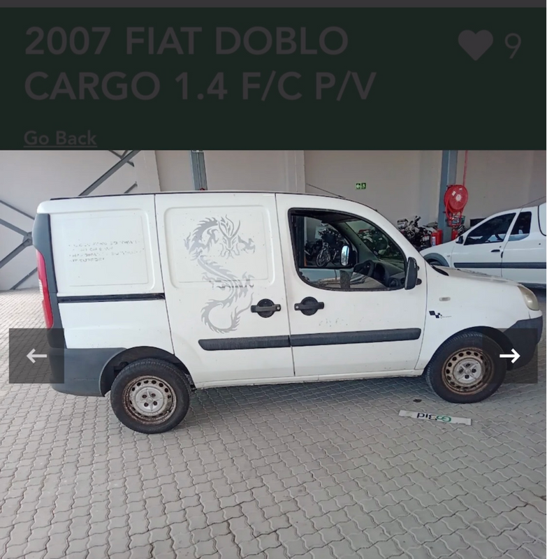 2007 Fiat Doblo Panel Van