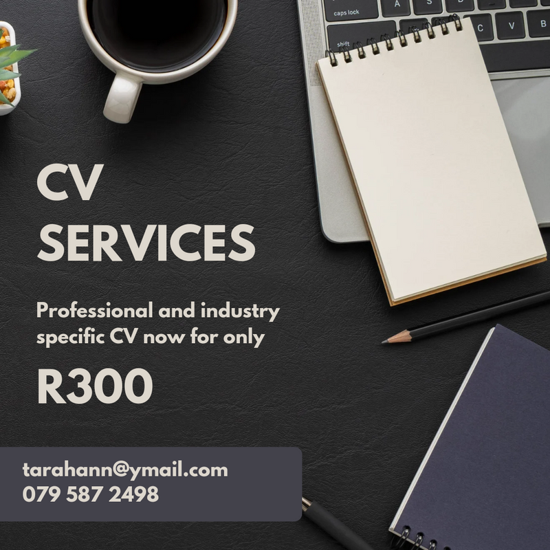 Professional CV for only R300