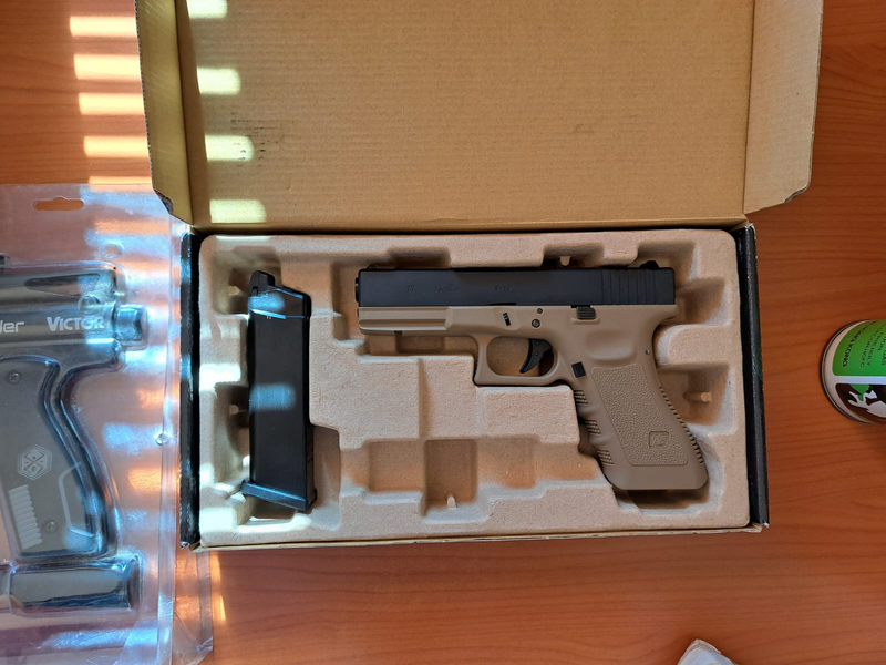 Airsoft G.17 Glock WE Tactical