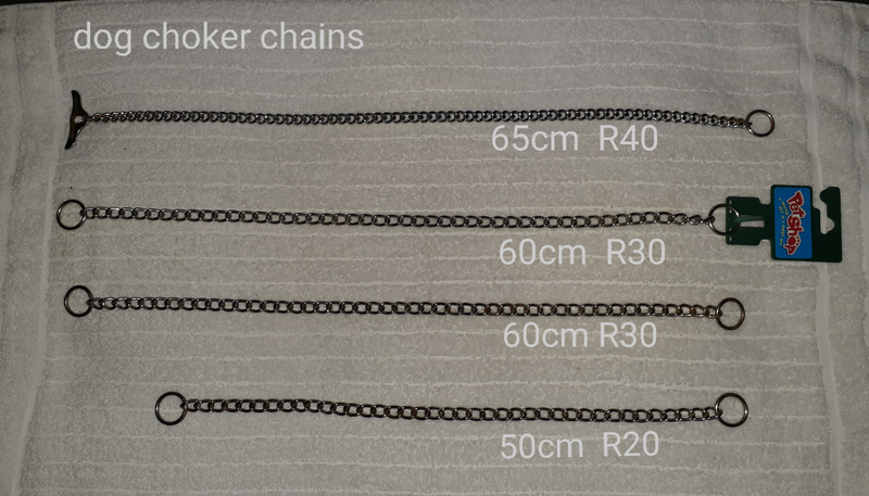 Choker chains for dogs x 4