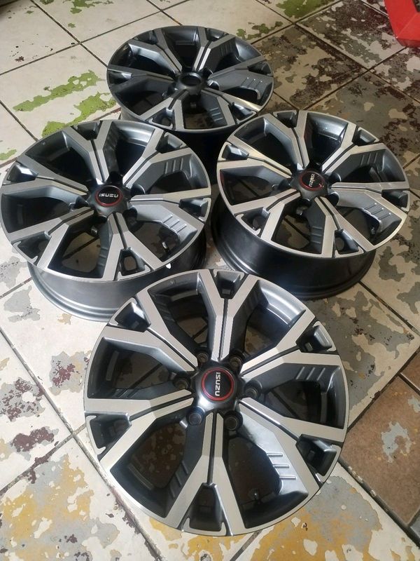 Holes 18Inch ISUZU DMAX Magrims A Set of Four On Sale.