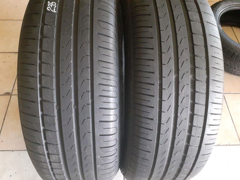 235/55/19 Pirelli Run Flat Tyres for Sale. Contact 0739981562