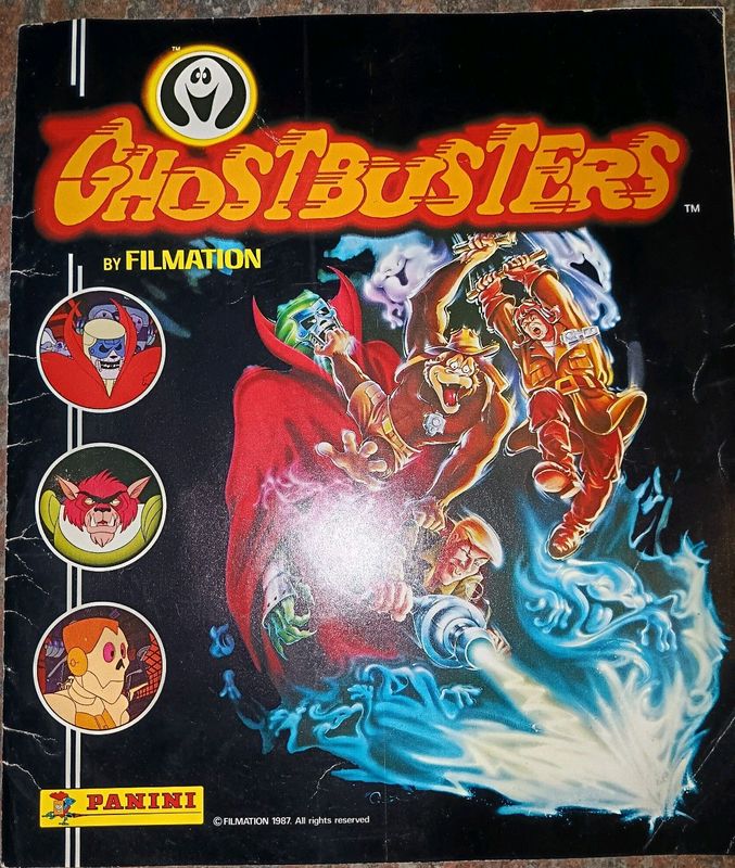 Ghostbusters 1987 Filmation Panini Sticker Album