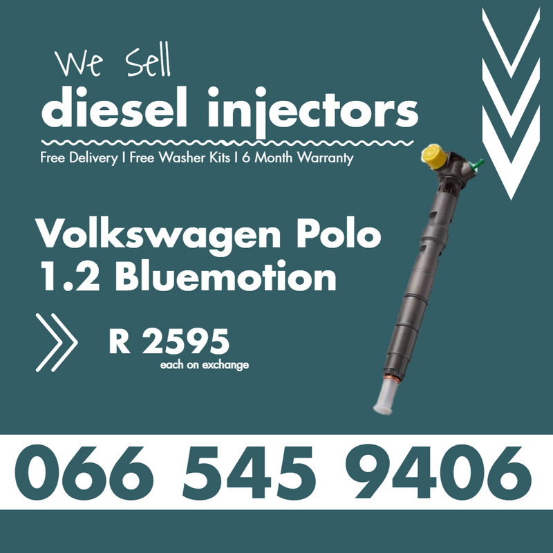 VOLKSWAGEN POLO 1.2 BLUEMOTION DIESEL INJECTORS FOR SALE WITH WARRANTY