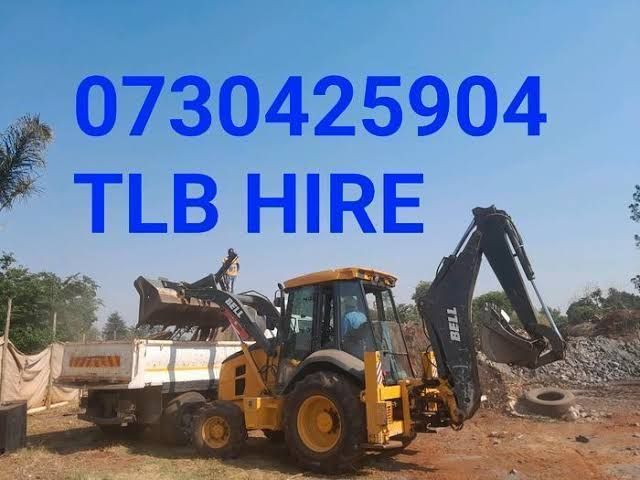 Rubble removals , tlb hire