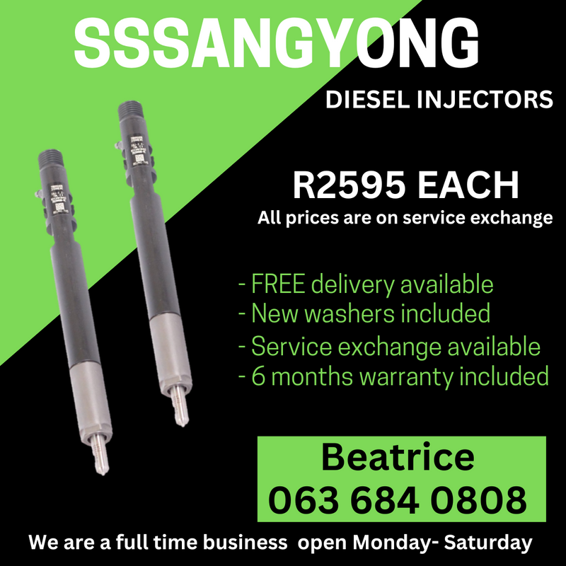 SSANGYONG REXTON DIESEL INJECTORS FOR SALE WITH WARRANTY