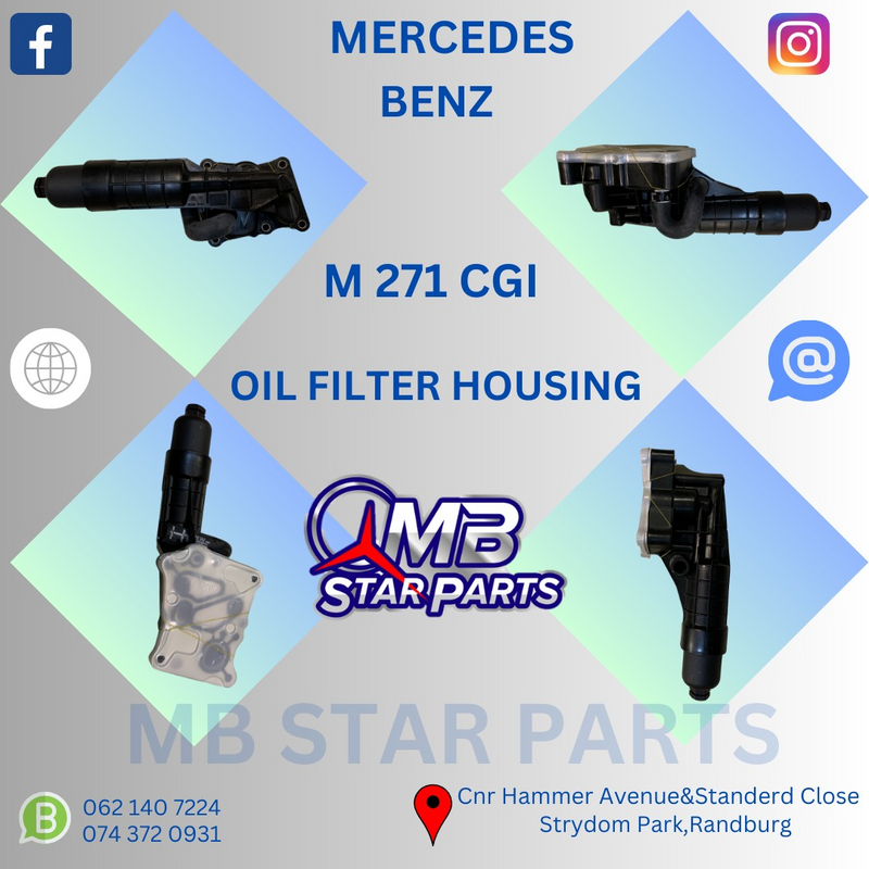 MERCEDES-BENZ M271 CGI OIL FILTER HOUSING