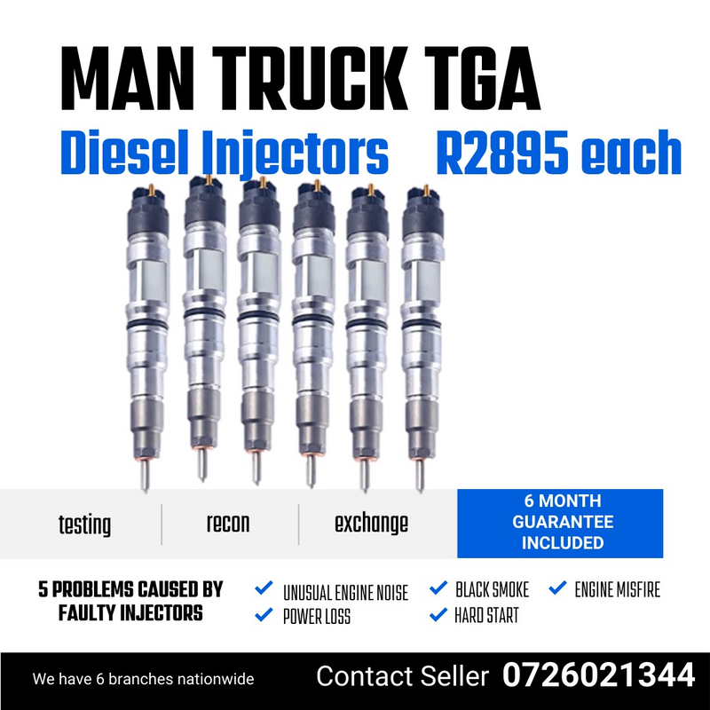 MAN Truck TGA diesel injectors for sale