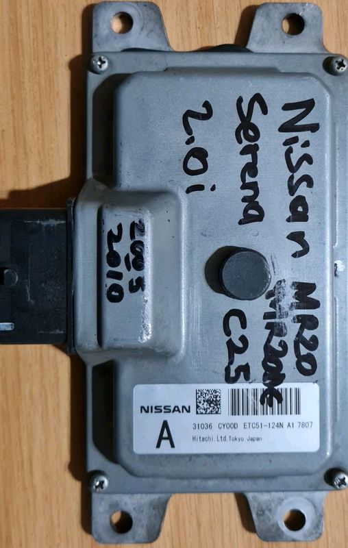 Nissan Serena 2.0i MR20 *MR20DE 2004-2012 Hitachi TCM part# 31036 CY00D