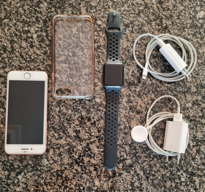 iPhone 8 and series 3 apple watch