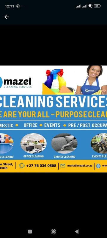 Cleaning services at your door