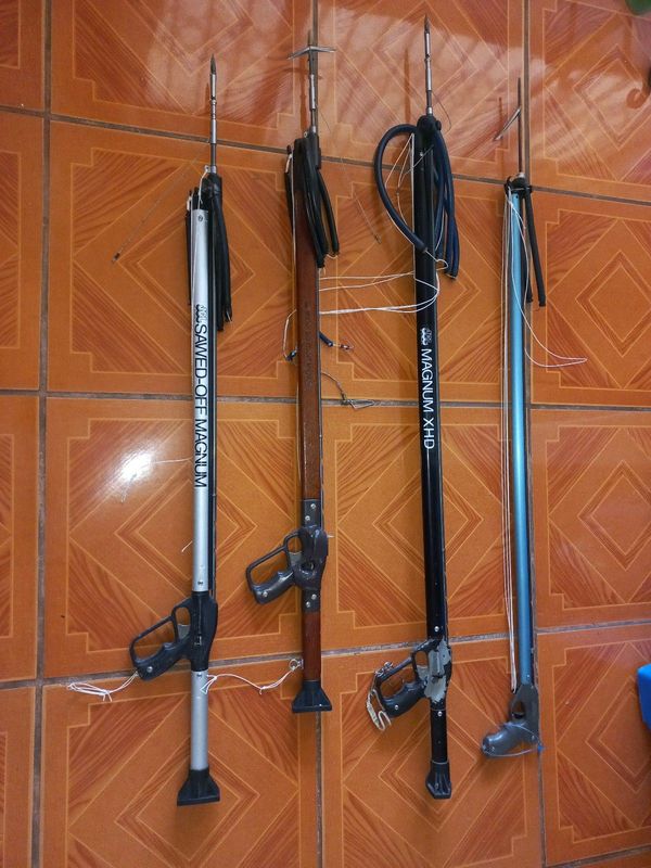 Speargun spearfishing kit
