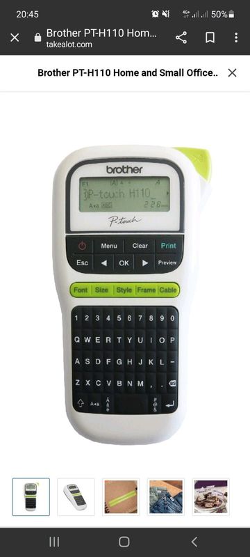 Brother p touch H110 Label printer for home and office